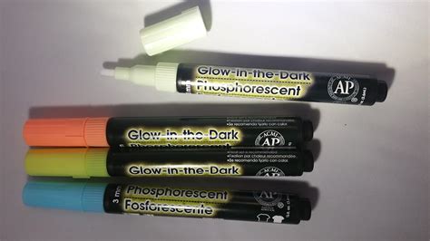 Set 4 Of Glow in the Dark Marker Pens. Phosphorescent Colours. Made in Japan: Amazon.co.uk: Toys ...