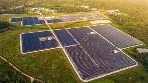 Solar Panels in Aerial View Stock Image - Image of solar, energy: 144232739