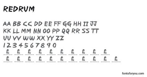 Redrum Font – Download Free, Online Generator