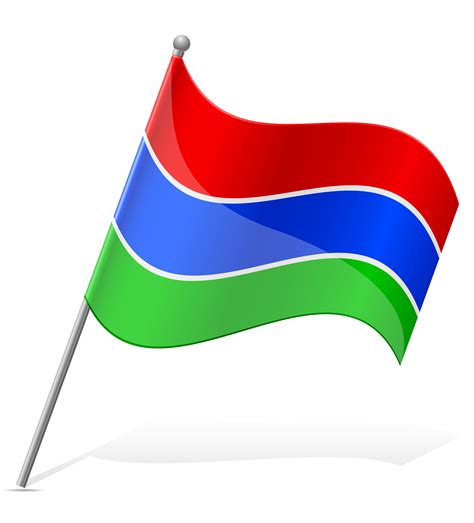 flag of Gambia vector illustration 515158 Vector Art at Vecteezy