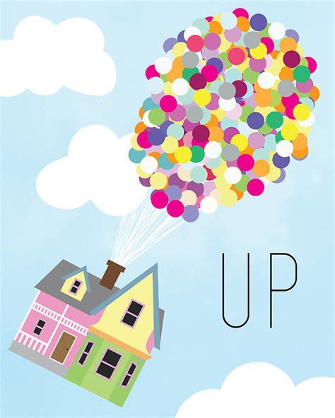 Disney Minimalist, Minimalist Poster, Minimalist Art, Up Movie House, Up The Movie, Disney ...