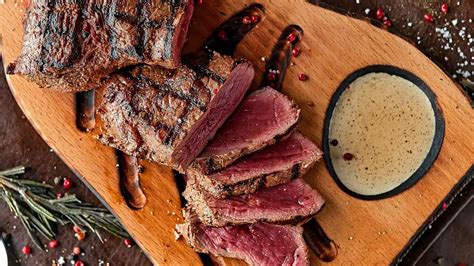 Blue Steak: Perfectly Seared Extra Rare New York Strip Steaks