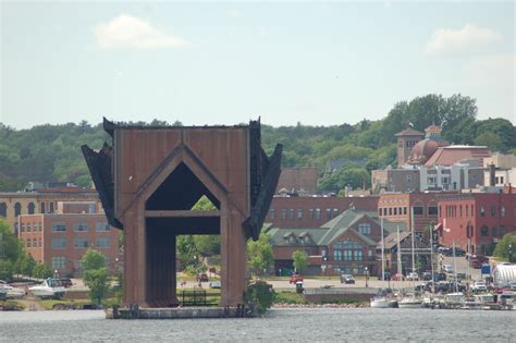 Michigan Roadside Attractions: Marquette Ore Dock at the Upper Harbor - Travel the Mitten