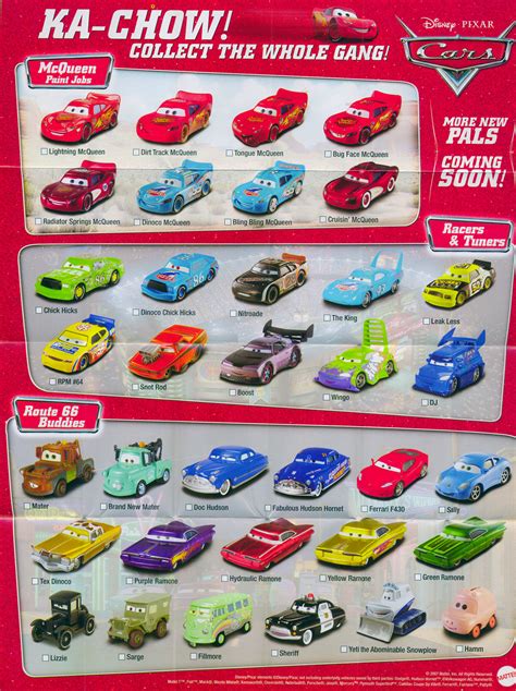 cars character poster - Disney Pixar Cars - The Toys