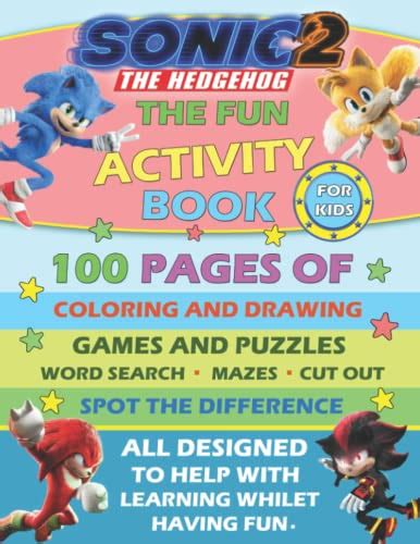 Sonic The Hedgehog Activity Book FOR SALE! - PicClick