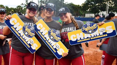 Arkansas Softball wins the SEC Tournament