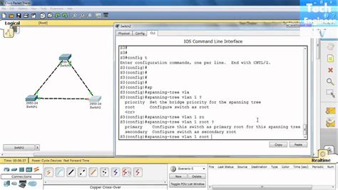 Configure STP (Spanning Tree Protocol) in Switches - YouTube