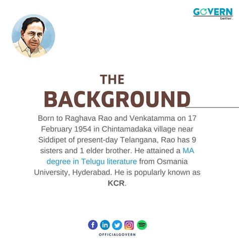 K. Chandrashekar Rao – Govern Better