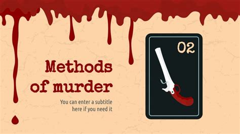 Murder Mystery Game | Google Slides and PowerPoint