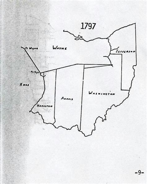 Ohio counties | Genealogy history, Ohio history, Ohio map