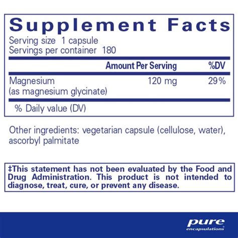 Magnesium (glycinate) — Well Being Holistic Pharmacy