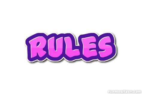 Rules Logo - LogoDix