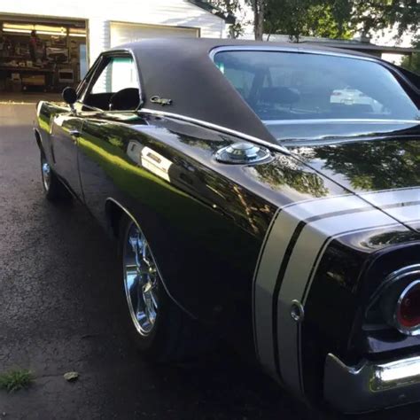 1968 DODGE CHARGER 440 R/T CLONE BLACK ON BLACK AUTOMATIC RESTORED VERY ...