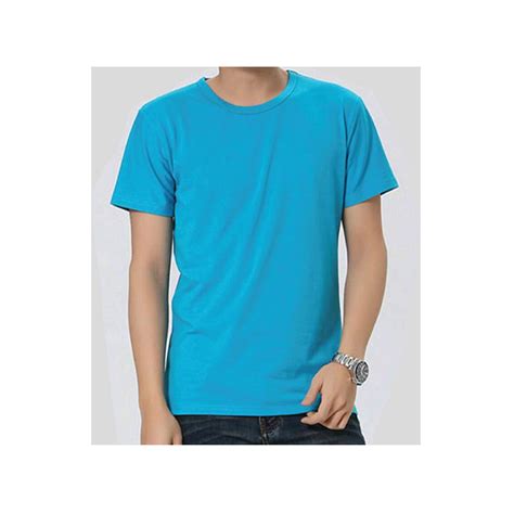 Aqua Blue Shirt Plain T- Shirt plain shirt for men tshirt for women | Lazada PH