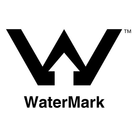 WaterMark Logo Black and White – Brands Logos