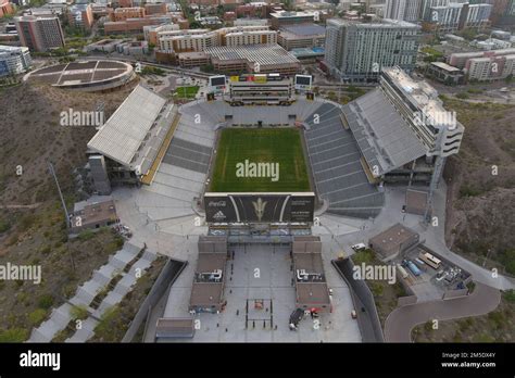 A general overall aerial view of Sun Devil Stadium, Monday, Dec. 26 ...