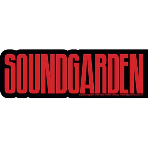 Soundgarden Logo - Vinyl Sticker at Sticker Shoppe