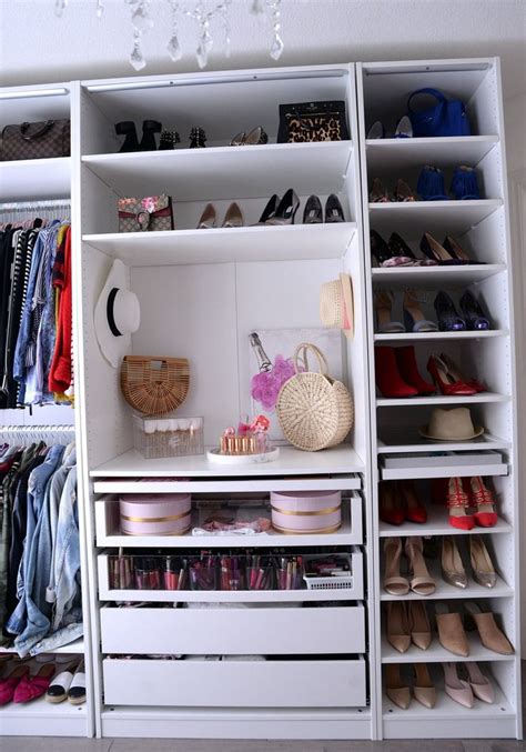 Helpful Closet Organization Tips Featuring The IKEA Pax Wardrobe | Ikea pax wardrobe, Closet ...