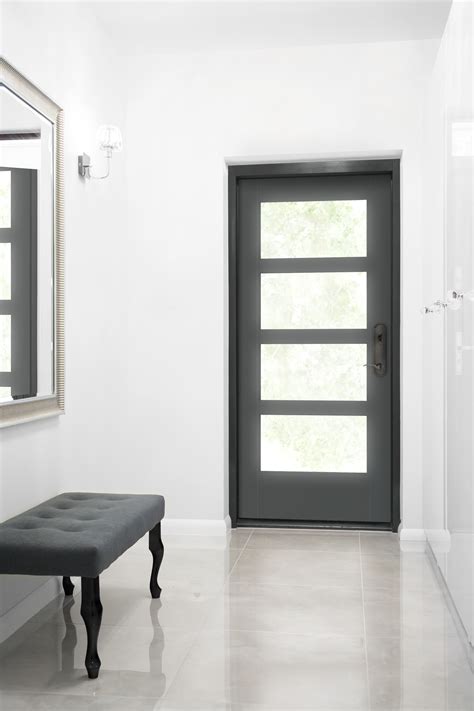 Modern Front Door Complements Home's Contemporary Design | Pella