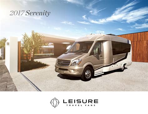 2017 Leisure Travel Vans Serenity Brochure