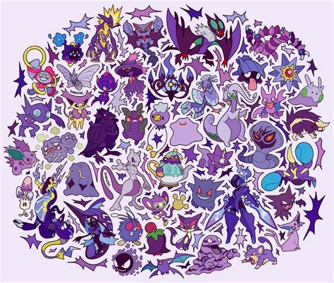 花 on Twitter: "RT @DUBUSUL: 💜 PURPLE POKEMON 💜"