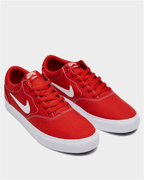 Nike Sb Charge Solarsoft Textile Shoe - Mystic Red | SurfStitch