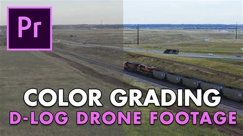 Color Grading Log Footage in Premiere Pro | Stylize Drone Shots with Free LUT - YouTube