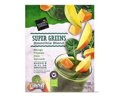 Season's Choice Antioxidant Boost or Super Greens Smoothies - Aldi — USA - Specials archive