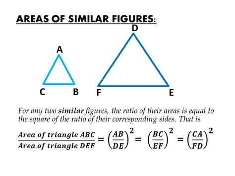 Area of Similar Figures | IGCSE at Mathematics Realm