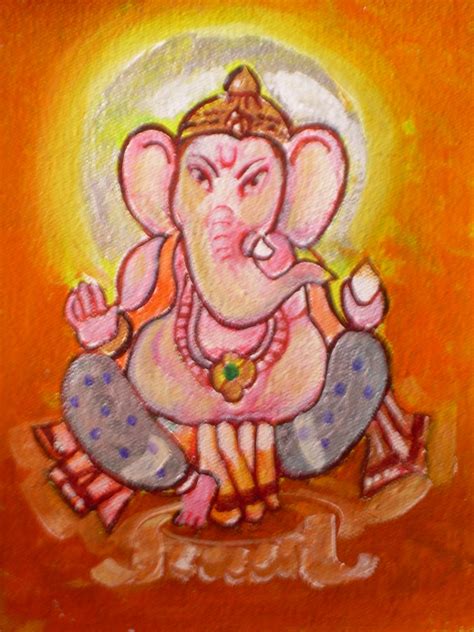 Lord Ganesha Paintings on Canvas | lord ganesha paintings photos ~ My 24News and Entertainment