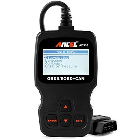 Ancel AD310 Classic Enhanced Universal OBD II Scanner Car Engine Fault ...