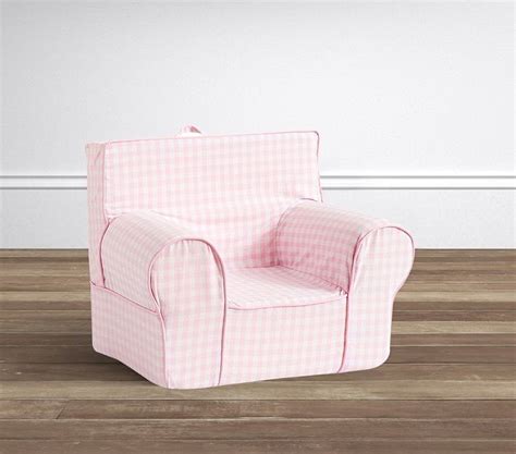 Pottery Barn Kids Pink Check Anywhere Chair Slipcover Only | Girls ...