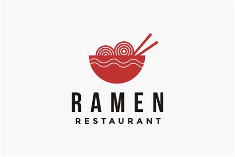 Bowl Noodle Ramen Logo Icon Vector Graphic by DOMHOUZE · Creative Fabrica