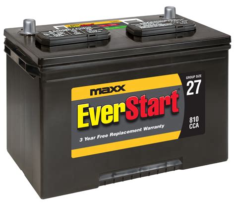 EverStart Maxx Lead Acid Automotive Battery, Group Size 27 - Walmart.com - Walmart.com