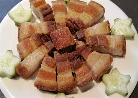 Deep Fried Pork Belly Recipe by Emie - Cookpad