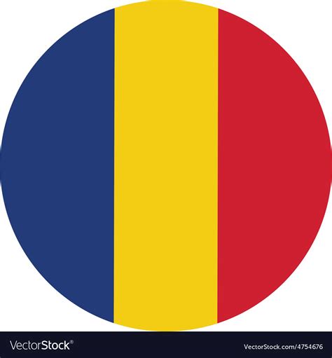 Romania flag Royalty Free Vector Image - VectorStock