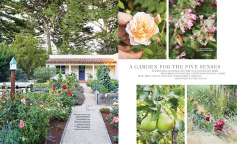 Martha Stewart Living Magazine - A Garden for the Five Senses — Pine House Edible Gardens