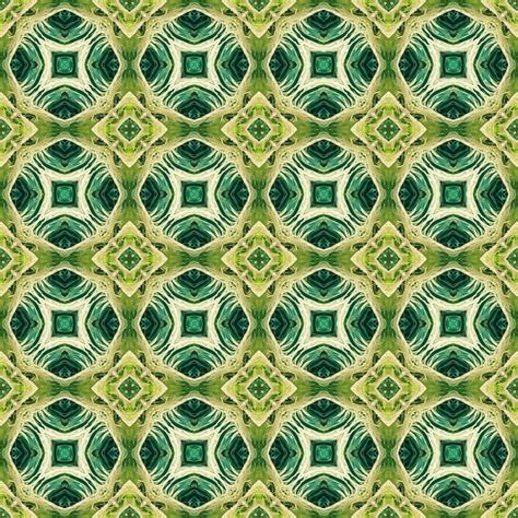 Premium Photo | Seamless abstract green floral pattern elegant gift ...