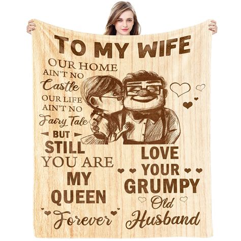 Gift for Wife from Husband to My Wife Blanket Wedding Anniversary ...