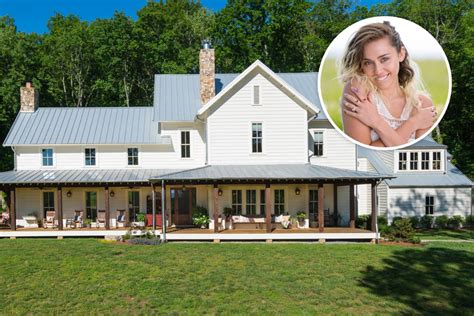 Miley Cyrus is All Country with this Farmhouse Just Outside of Nashville - Celebrity Homes on ...