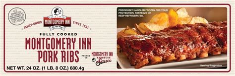 Montgomery Inn Fully Cooked Mongomery Inn Pork Ribs With Barbecue Sauce ...