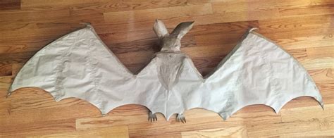 Making a giant paper maché bat decoration | Manning Makes Stuff