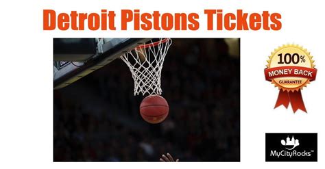 Detroit Pistons vs Orlando Magic NBA Basketball Tickets Little Caesars ...