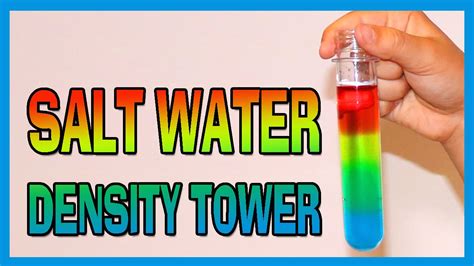 Density Of Salt Water Vs Fresh Water