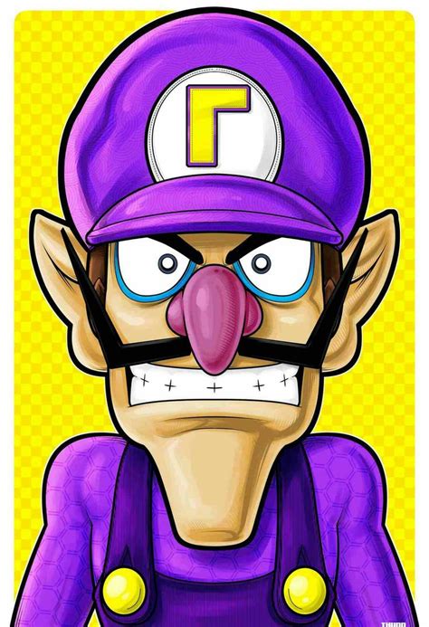 Waluigi | Super mario art, Mario art, Super mario bros birthday party