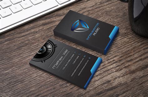 Professional, Masculine, Electronic Business Card Design for a Company by Nuepine Designs ...