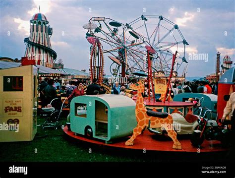 Fairground rides uk 70s hi-res stock photography and images - Alamy