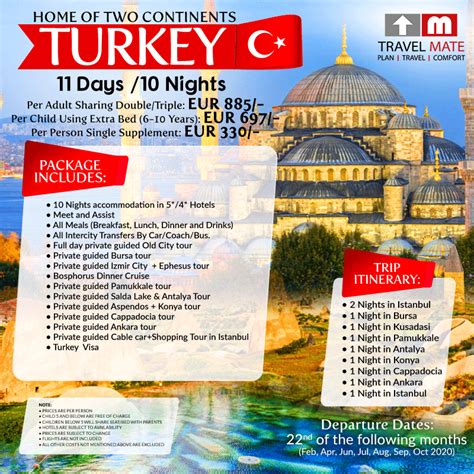 Best 11 Days Turkey Tour Package from Pakistan - Travel Mate