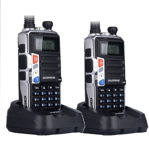 BaoFeng FF 12P 5W long range Portable Walkie Talkie Professional FM Transceiver Dual Band VHF ...