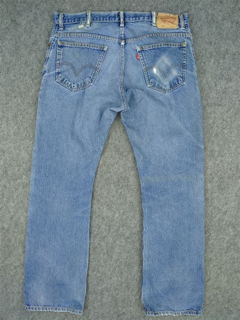 Vintage Levi's 517 Jeans 39x34.5 Boot Cut Denim Red Tab Faded Denim ...